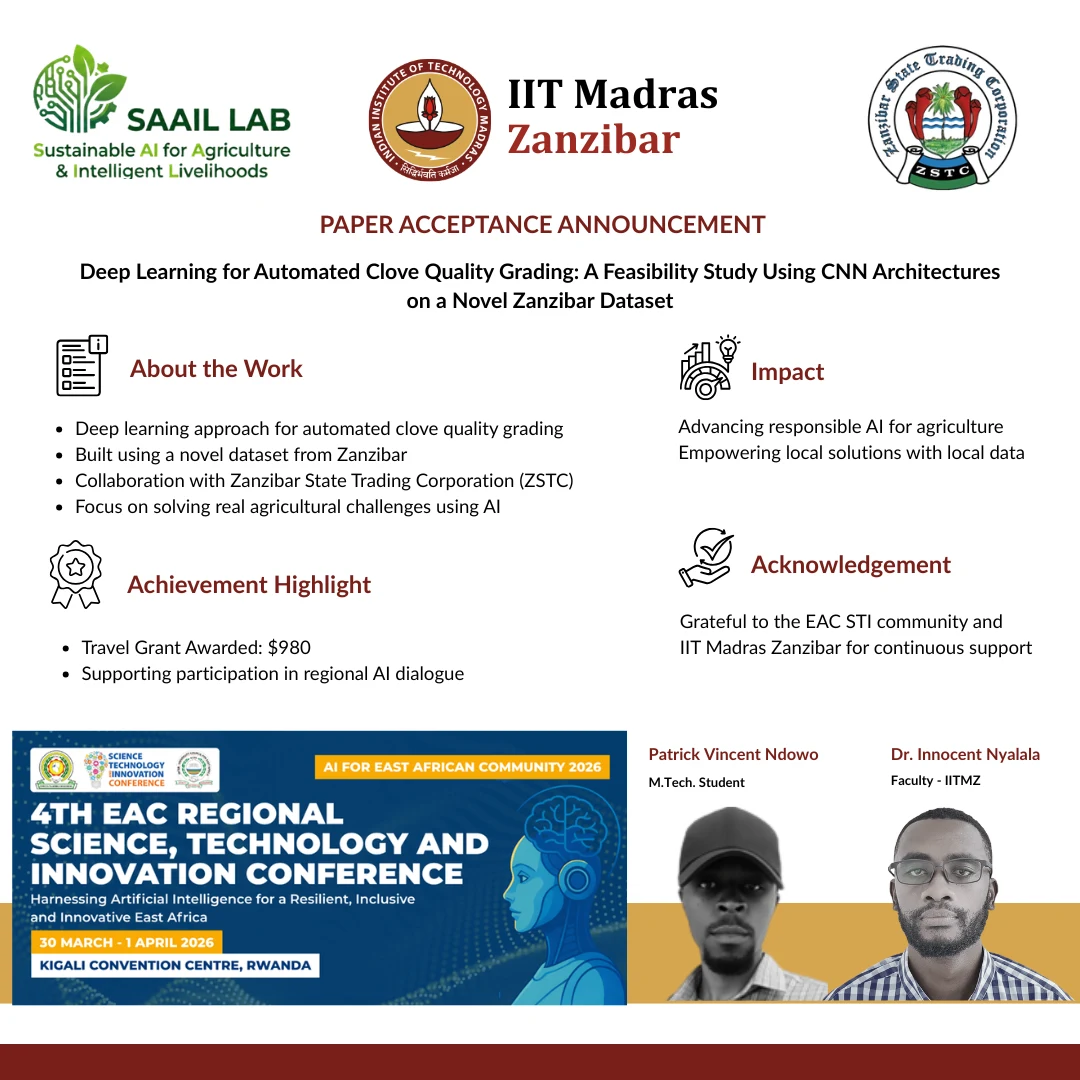 EAC STI Conference 2026 - Clove Quality Grading