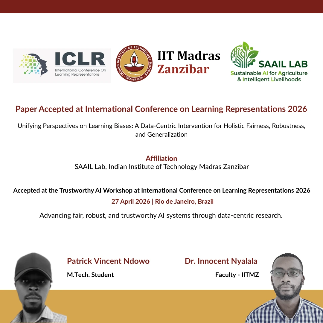 ICLR 2026 Paper Acceptance - Trustworthy AI Workshop